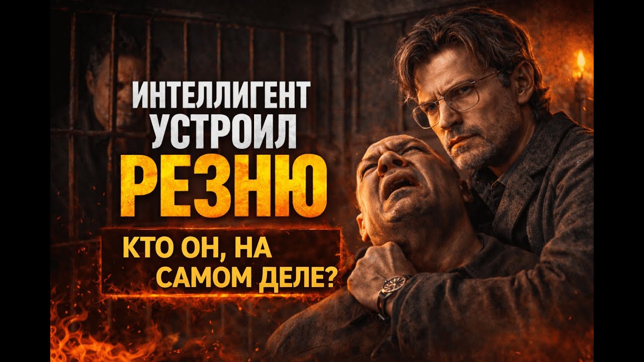 Вор в законе побледнел: интеллигент в очках сломал всю зону за одну ночь