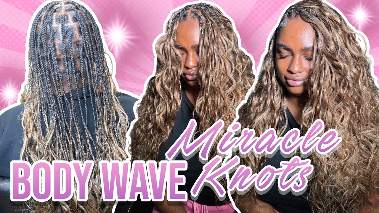 Blend 4/27/30 Body Wave Miracle Knots 100% Human Crochet Hair ft ...