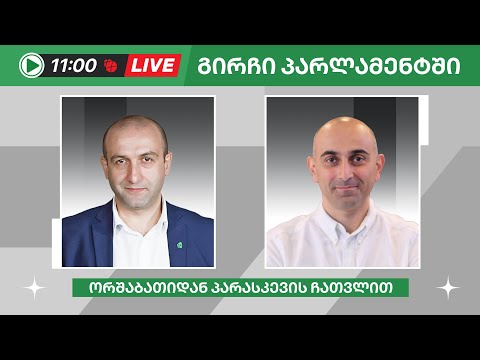 იაგო ხვიჩია და სანდრო რაქვიაშვილი ▶️ \"გირჩი პარლამენტში” LIVE 🔴 14/05/2024
