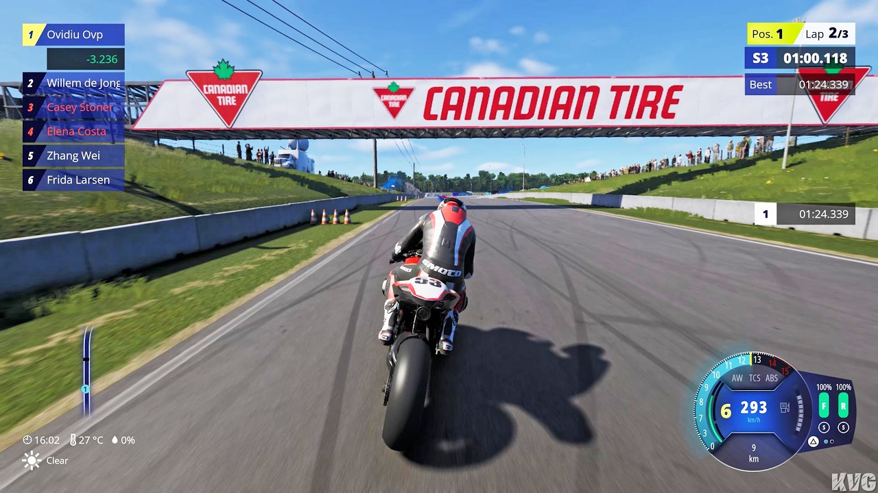 RIDE 6 - Canadian Tire Motorsport Park Circuit - Gameplay (PS5 UHD) [4K60FPS]