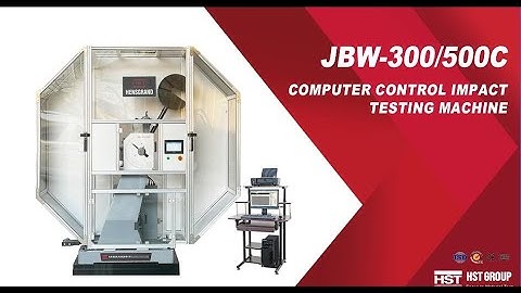 How to use HST JBW-300/500C Computer Pendulum impact testing machine