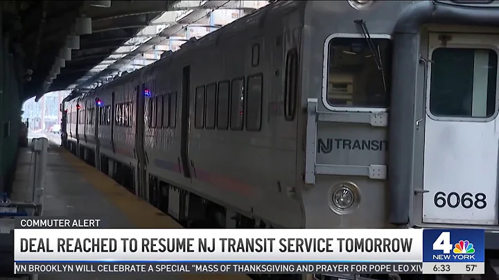 Deal reached to resume NJ Transit service Tuesday | NBC New York