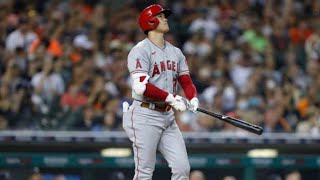 Shohei Ohtani hitting his 40th home run