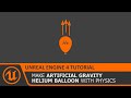 UE4 How to make Helium Balloon Artificial or Anti Gravity using Physics in Unreal Engine 4 Tutorial