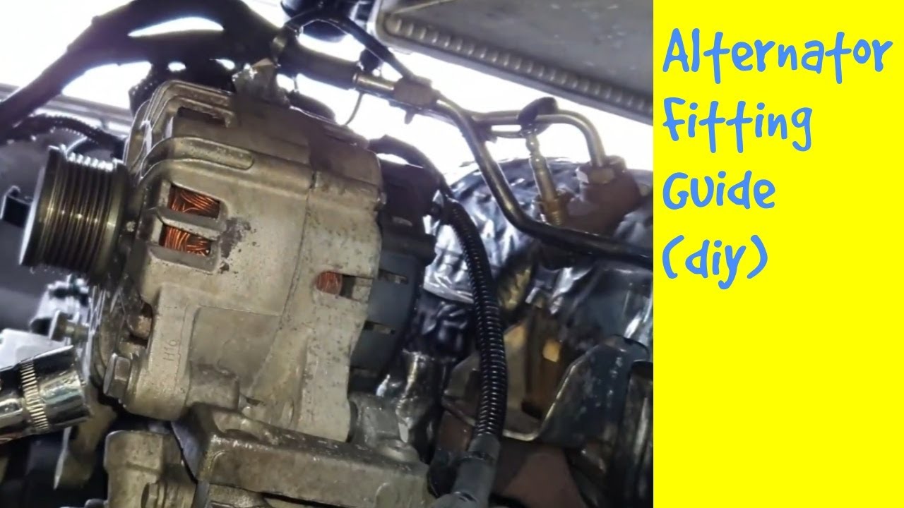 Alternator Installation Citroen Berlingo etc YouTube