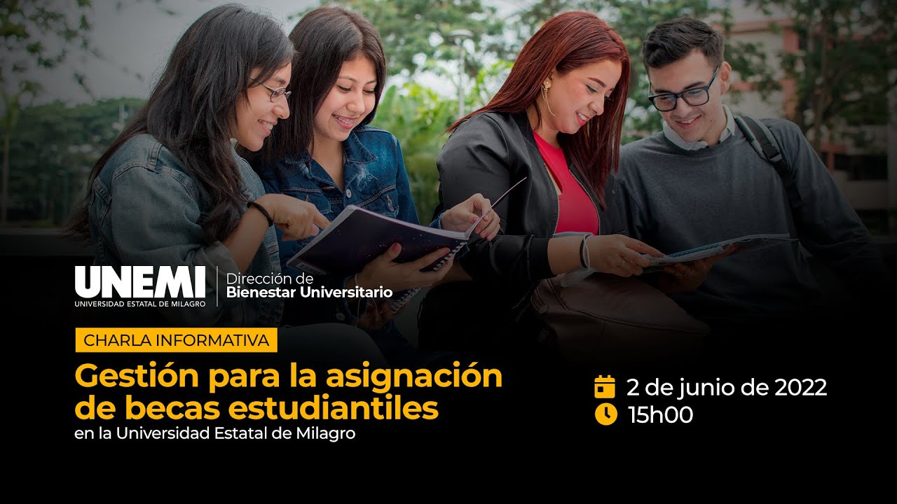 CHARLA INFORMATIVA | Gestión para la asignación de Becas Estudiantiles en la UNEMI