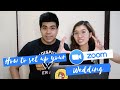 How to set up your Zoom Wedding | TheDelRos