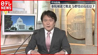 【衆議院選挙へ】岸田政権　参院補選で敗北　与野党の反応は