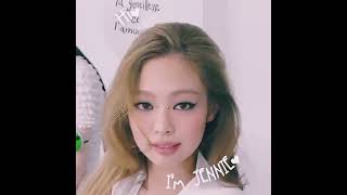 #JENNIE she got tangerine hair, a mole around the eyes, and when you smile your eyes are crescent