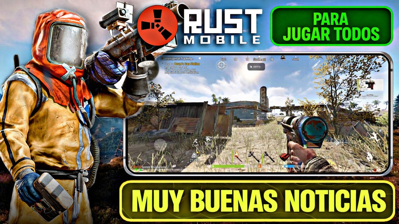 ULTIMA HORA! RUST MOBILE YA LISTO para JUGAR TODOS en SU NUEVA BETA GLOBAL para INSTALAR