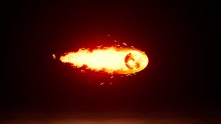 || UE5 Niagara || Fireball Projectile || Particle Simulation ||