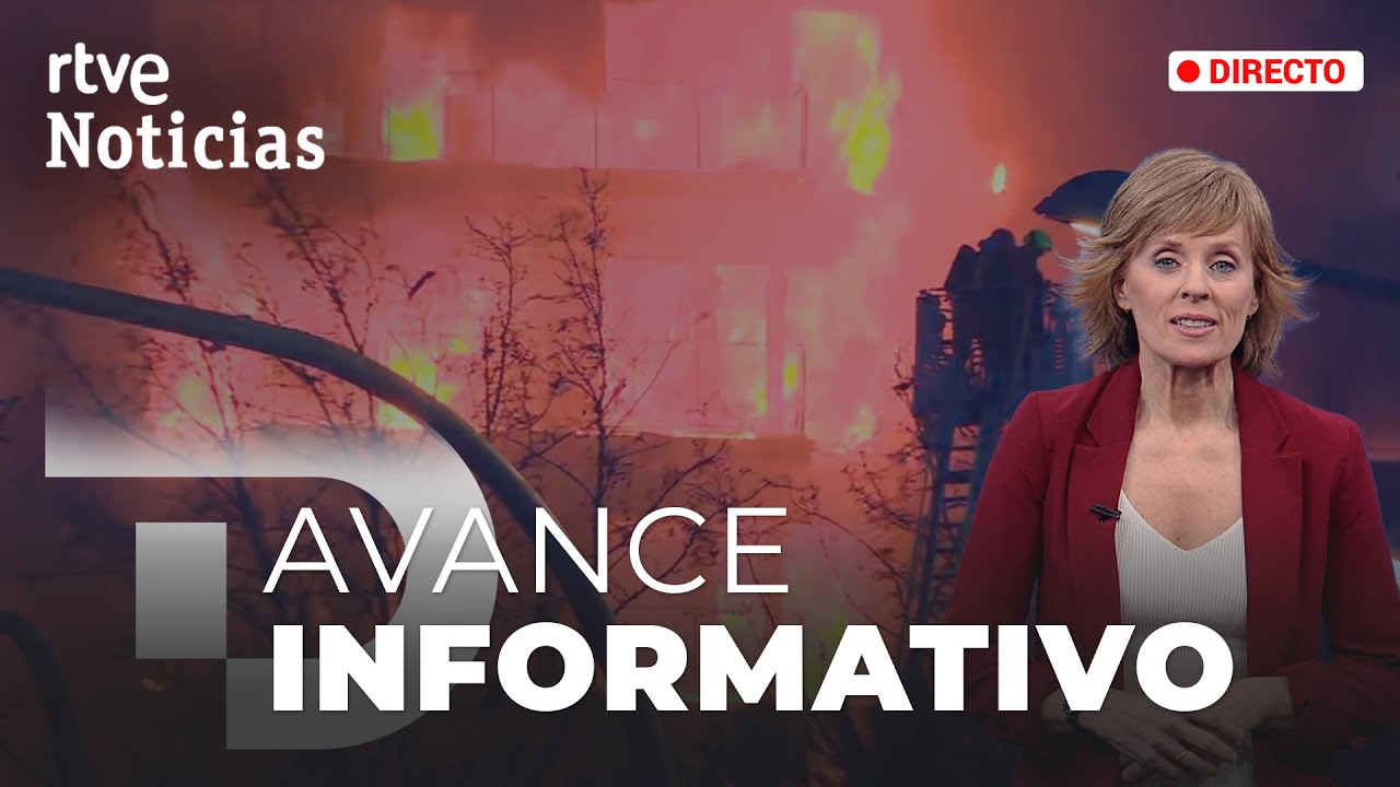 INCENDIO VALENCIA:  Las LLAMAS devoran un EDIFICIO en el que hay VARIOS ATRAPADOS  | RTVE Noticias