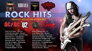 ROCK HITS / NIRVANA, GNR, BON JOVI, U2, ACDC, SURVIVOR, DIRE STRAITS, METALLICA, ROLLING STONES