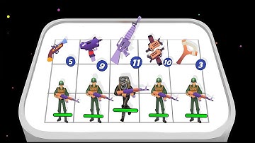 MERGE GUN BATTLE 3D : Gun Shooter ⭐Merge Simulator Battles