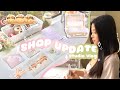 ✿ Studio Vlog ✿ Preparing For a Shop Update, Making Cute Art Prints and Sticker Sheets