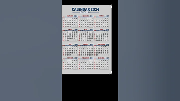 Calendar 2024 ||#2024 #Calendar #shorts