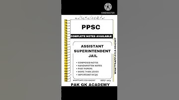 ppsc assistant superintendent jail test preparation 2025