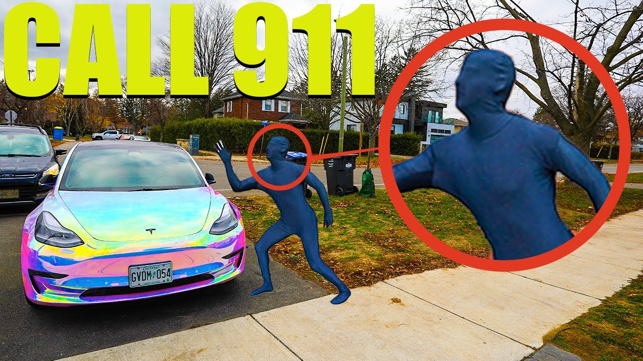 If you see this Man at your TESLA CALL 911