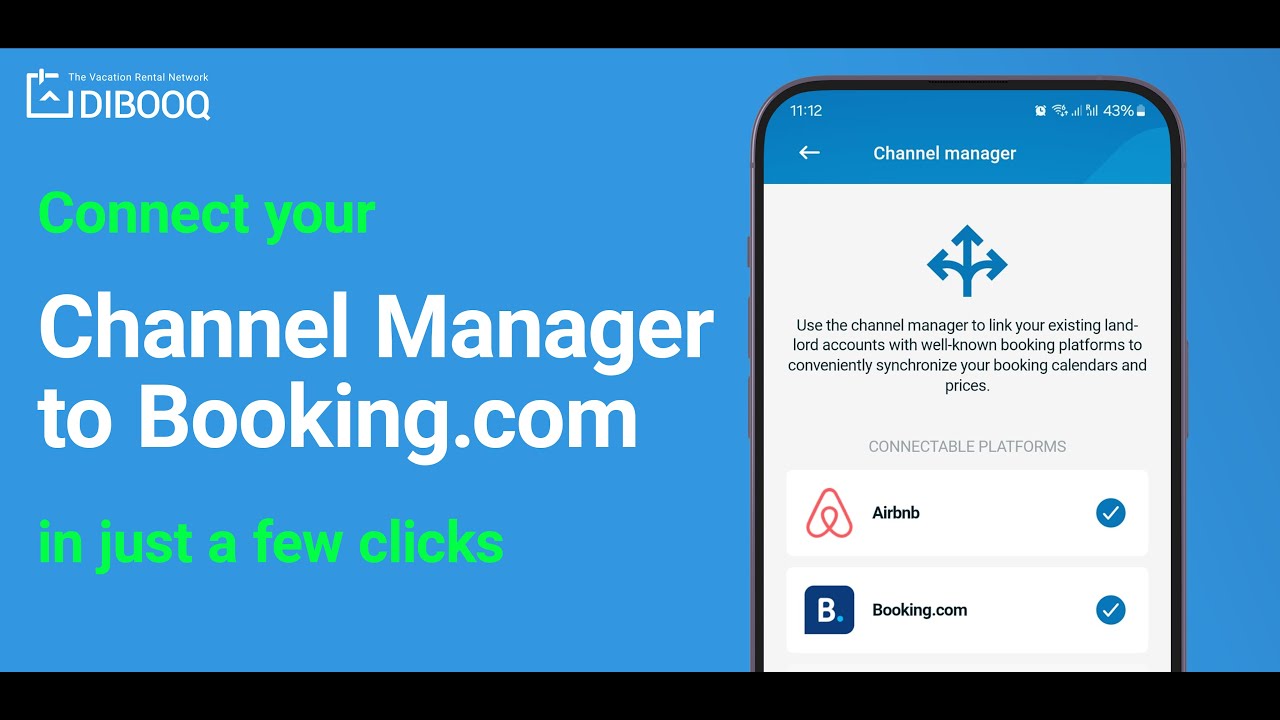 Booking.com Channel Manager from DiBooq - YouTube