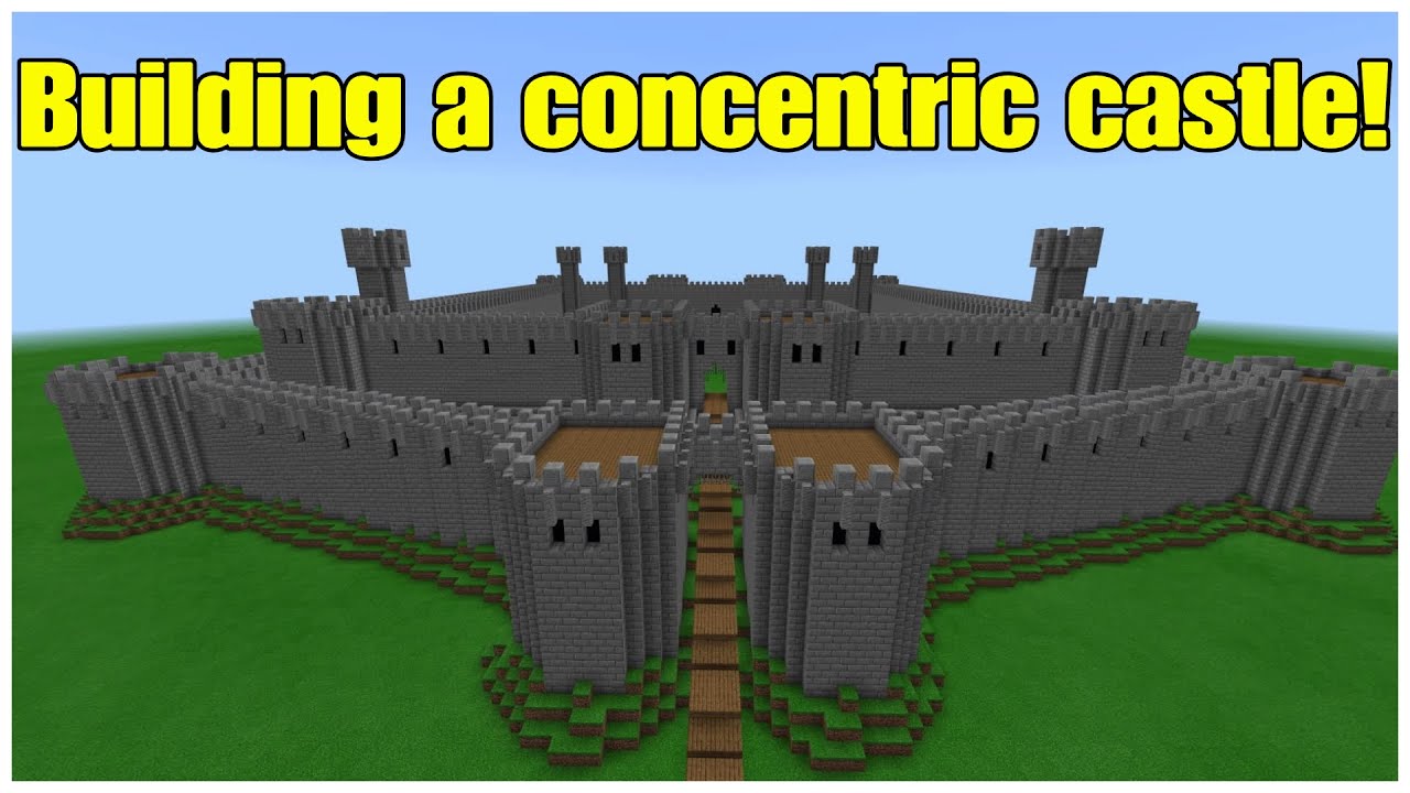 Concentric Castle Minecraft Castle Let s Build 1 YouTube