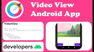 How to create video view in android studio 2022 | android app | kotlin | code share screenshot 5