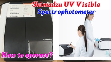Shimadzu UV || UV Visible spectroscopy demonstration || Shimadzu UV-1900i series ||dual &double beam