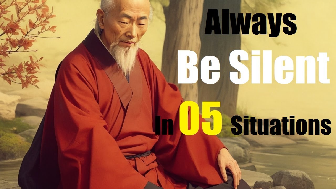 Always be silent in these five situations | A Zen Master Story | Power ...