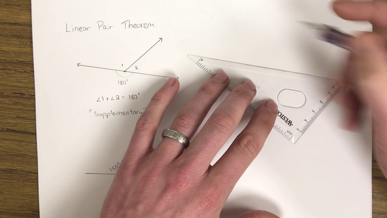 Linear Pair Theorem - YouTube