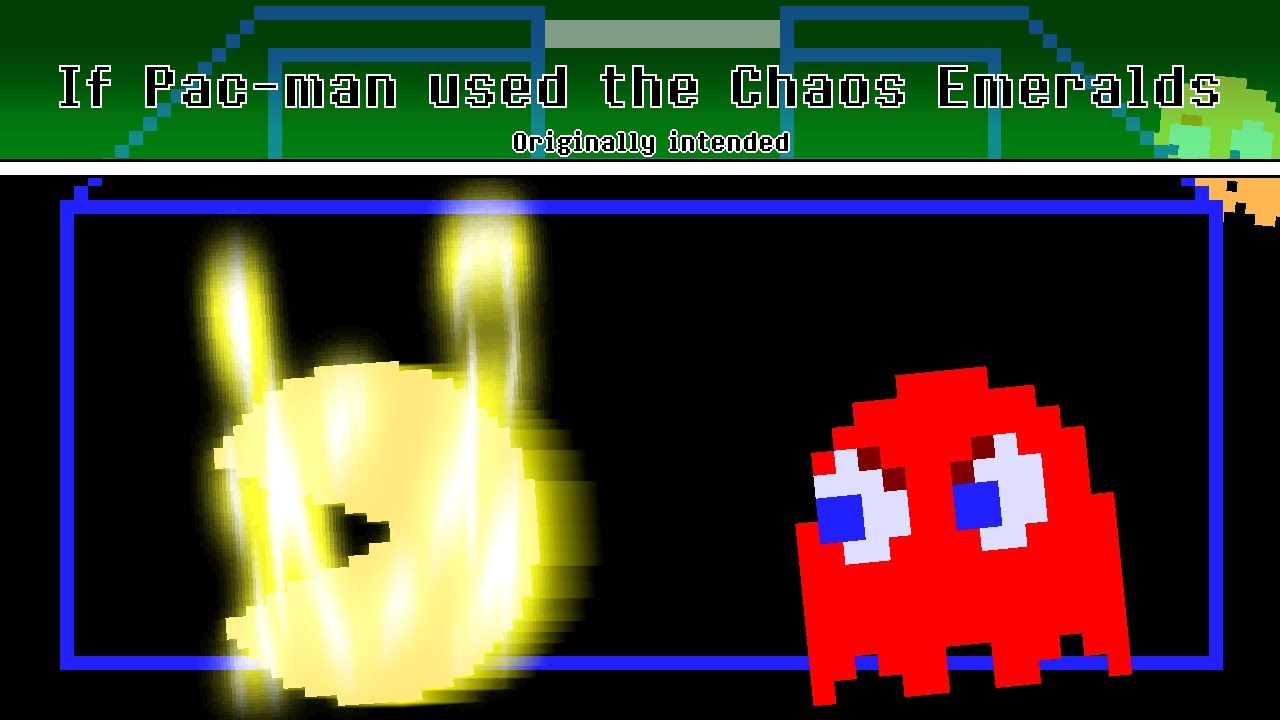 If Pac-Man used the Chaos Emeralds [Originally Intended Version]