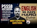 PSSSB Excise Inspector 2026 | English Classes By Rohit Sain #3