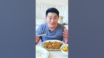 Trying Mie Goreng First Time #Shorts