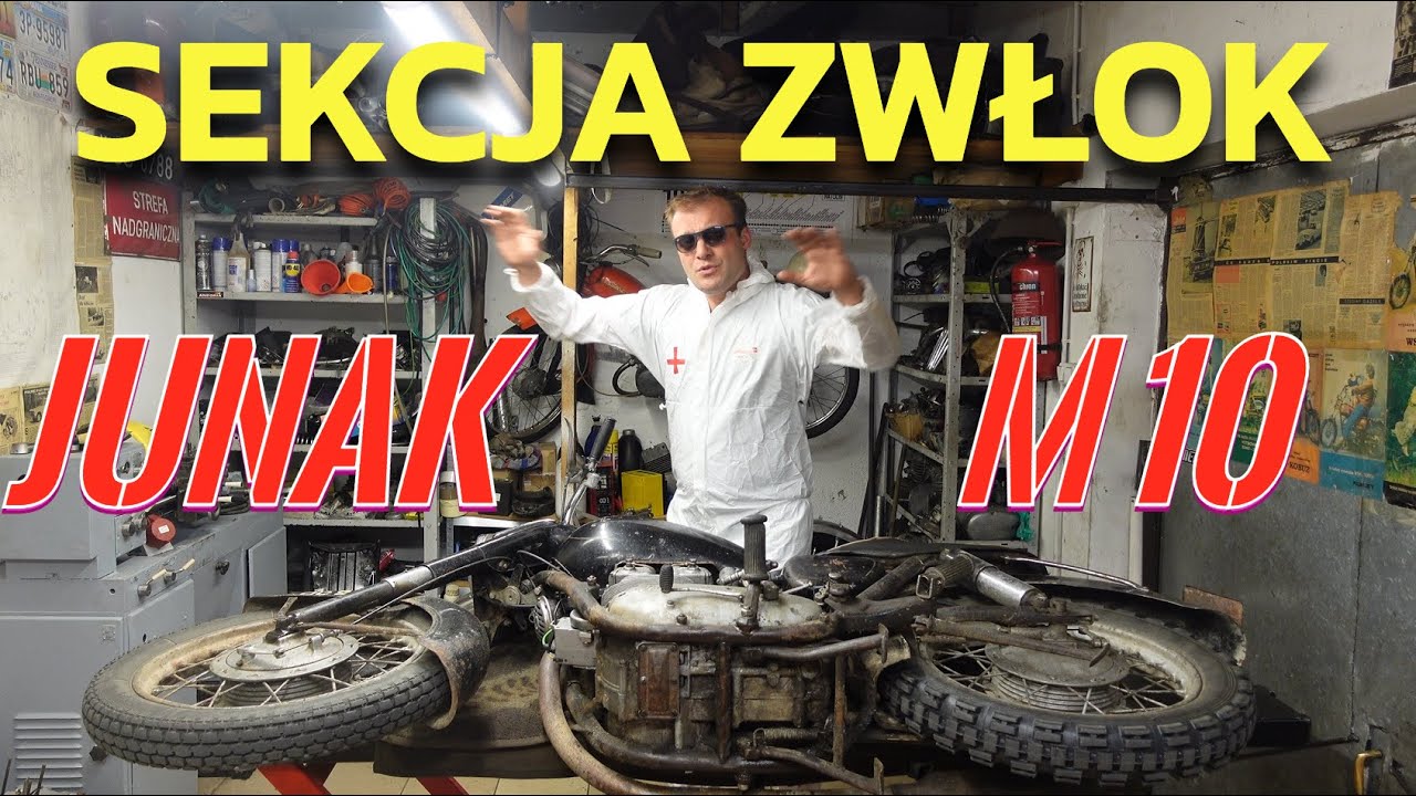 Junak M10 Awaria skrzyni biegów przez zdechłego psa