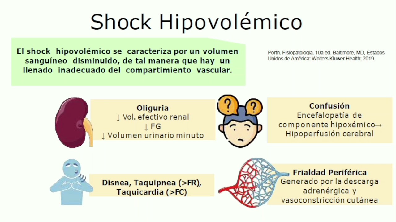 Fisiopatología Del Shock Hipovolémico