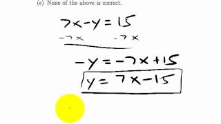 Math 101 Final Exam #26
