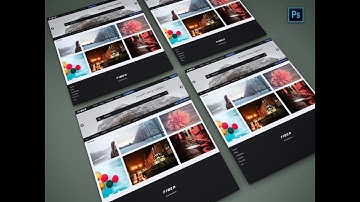 How to create a Stunning Landing page using Photoshop