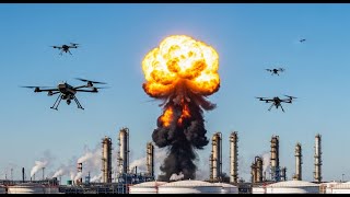 Daylight Drone Invasion — Ukraine’s Secret Strike on Russia’s Oil Empire | Real Footage 2025”