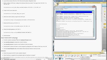 Configuring a Cisco Router as a DHCP Server