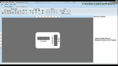 How to create barcode label using code 39 and EAN 13 font