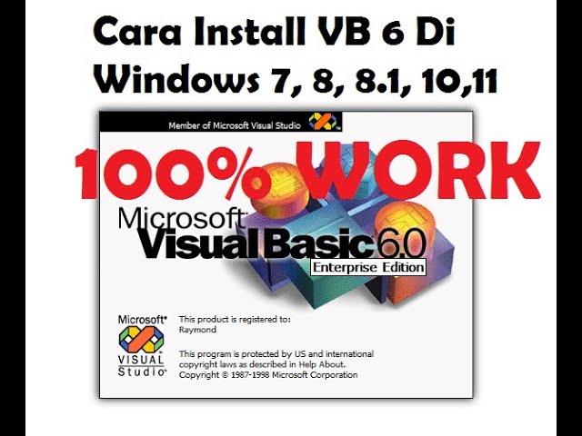 Visual Basic 6.0 Enterprise Edition For Windows 7 - Colaboratory