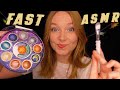 Asmr doing your makeup super fast quick tingles whispered