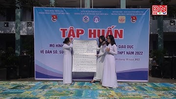 Tập huấn mô hình giới, bình đẳng giới, lồng ghép giáo dục về dân số, sức khỏe cho học sinh