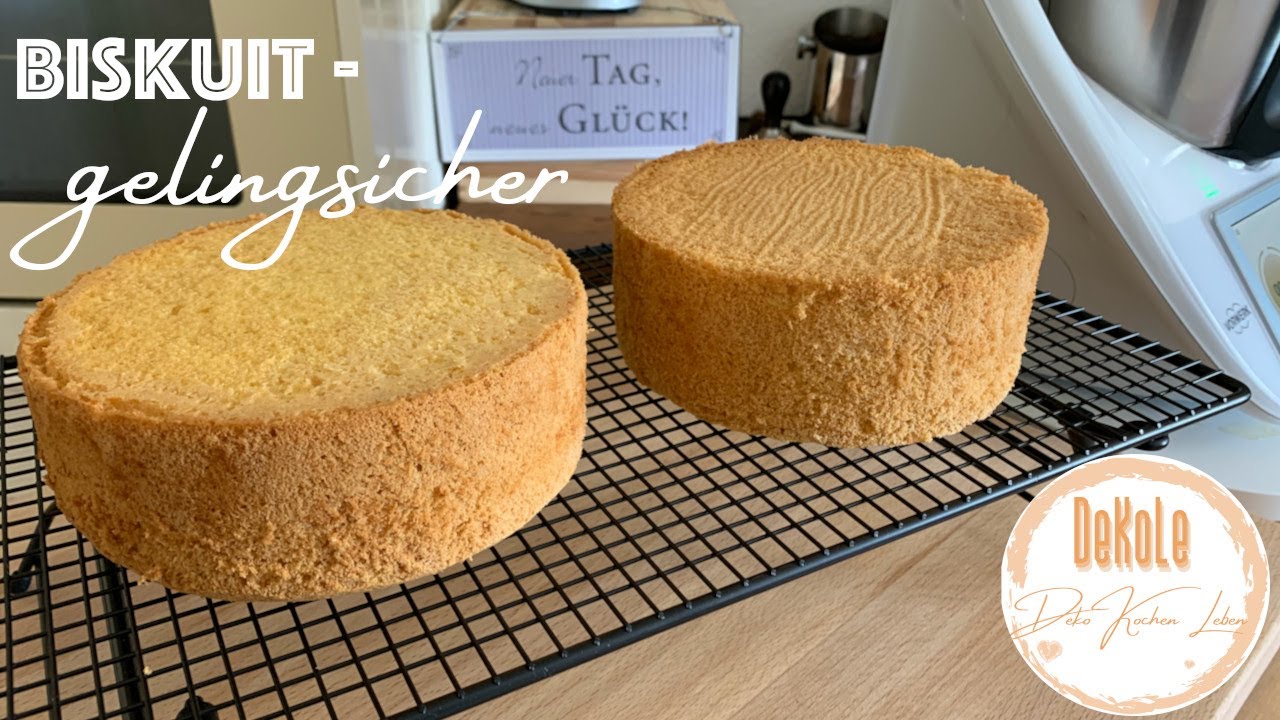 Biskuit gelingsicherer und einfacher Grundteig  - Das wird mal eine tolle Torte, die jeder kann !!!