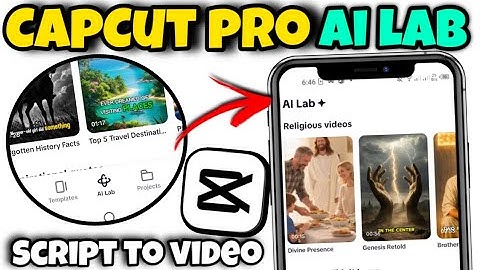 Latest update CapCut pro ai lab script to video | new version CapCut pro ai lab new update | ai lab