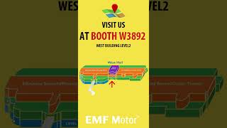 Lost at NPE West Hall? Here's a map to EMF Motor Booth W3892 👇