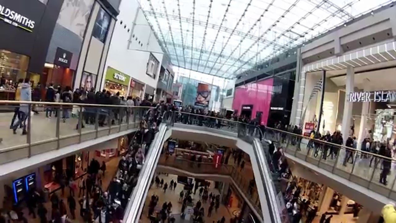 Birmingham Bullring shopping centre. - YouTube