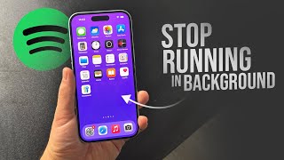How to Stop Spotify from Running in the Background on iPhone (tutorial)
