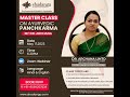 Master class on ayurvedic panchkarma