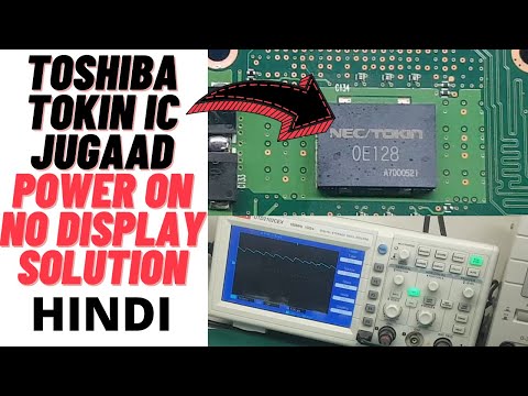 Toshiba Tokin IC Jugaad in Power on No display Solution | Online Laptop Repairing Course | Laptex