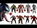 VENOM + HULK + THANOS + HULKBUSTER | Combining 15 MARVEL BIG GUYS into ONE!