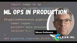 ML Ops in Production